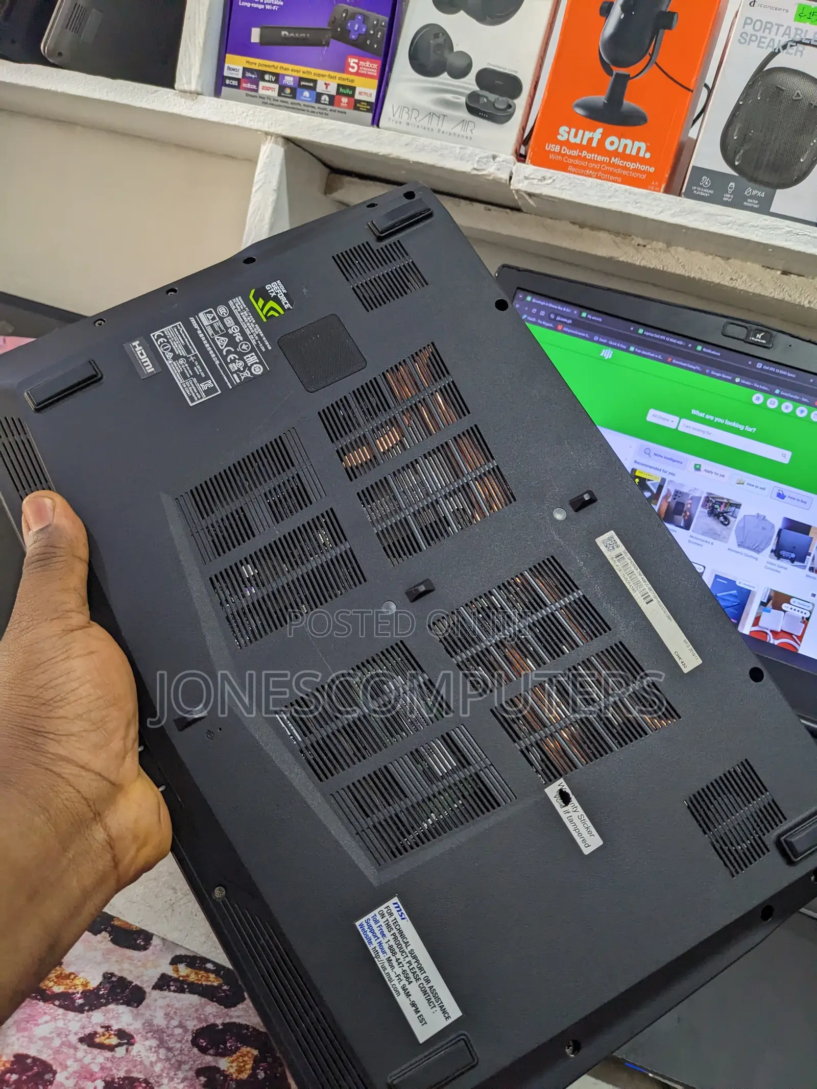 Laptop MSI GP62M 7REX 16GB Intel Core i7 SSD 256GB