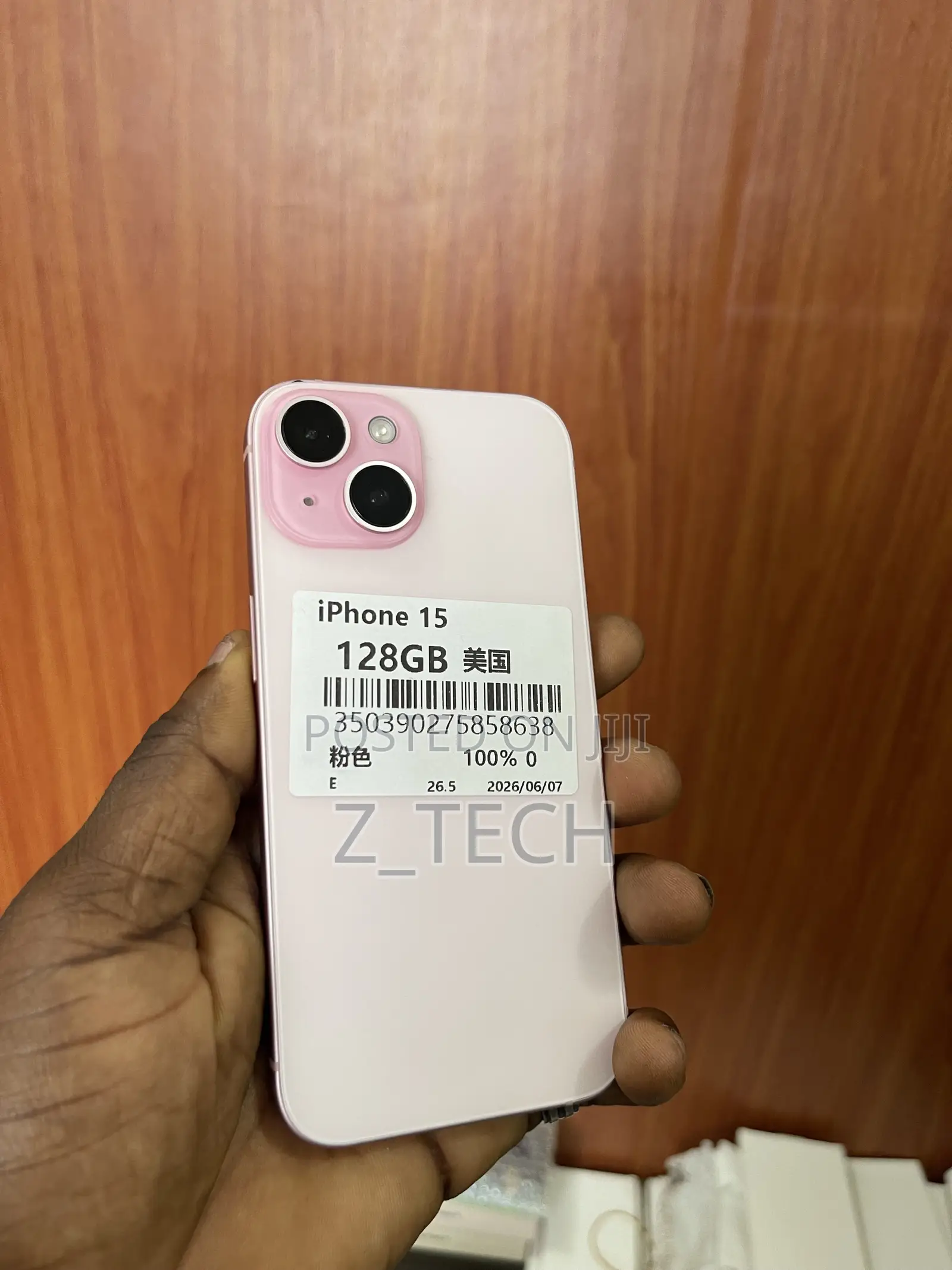 New Apple iPhone 15 128 GB Pink
