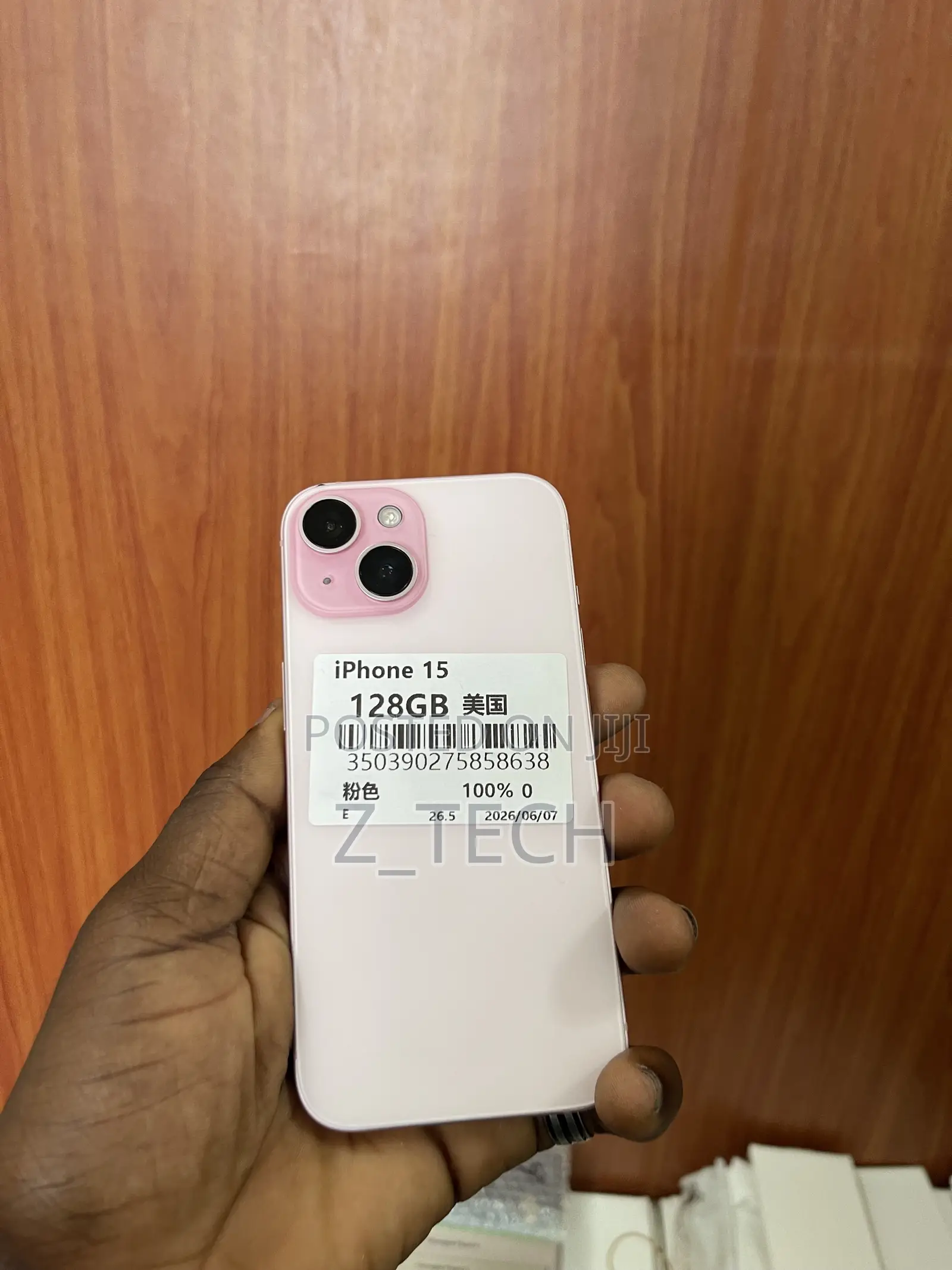 New Apple iPhone 15 128 GB Pink