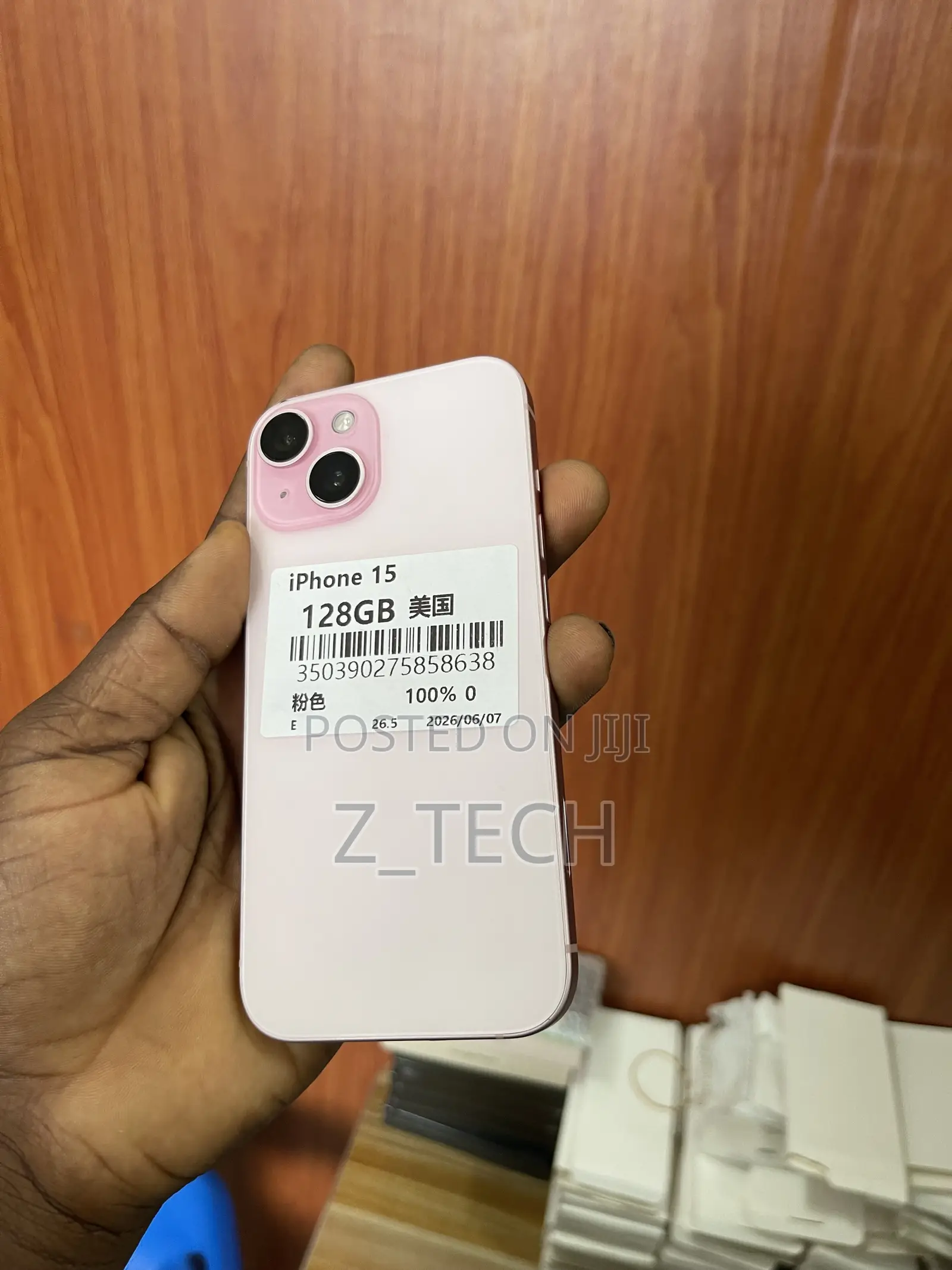 New Apple iPhone 15 128 GB Pink