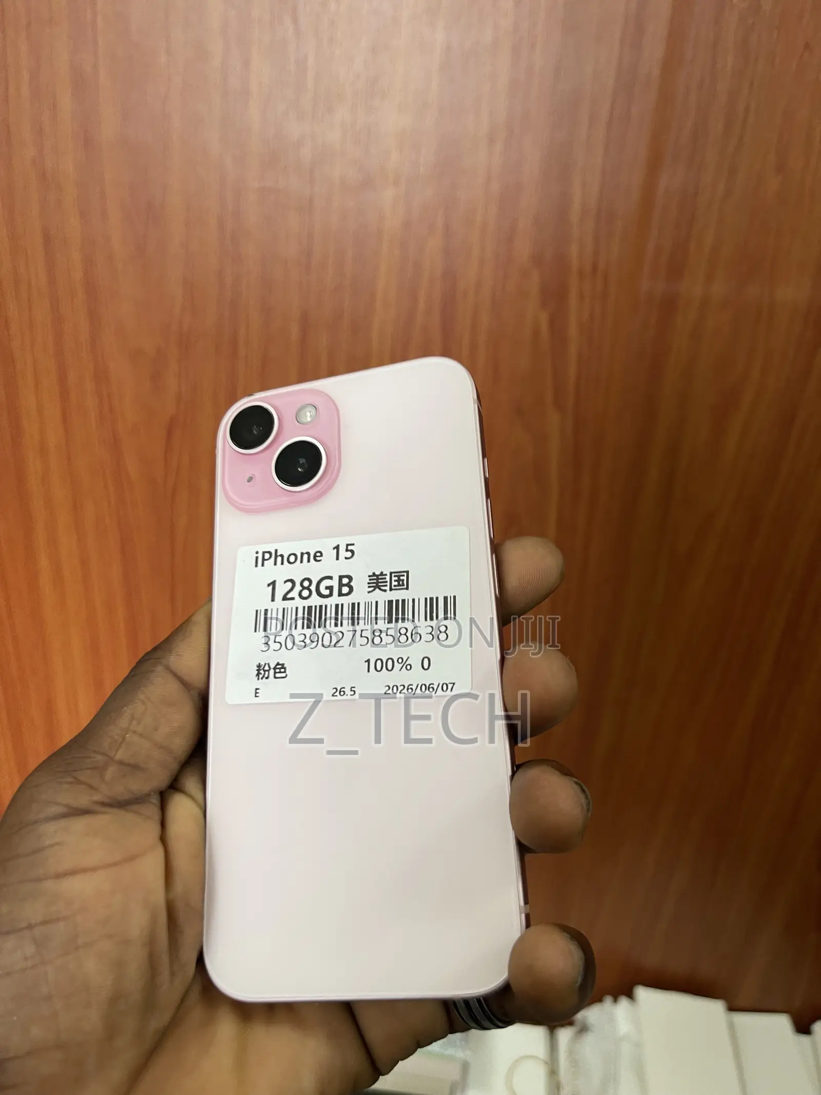 New Apple iPhone 15 128 GB Pink