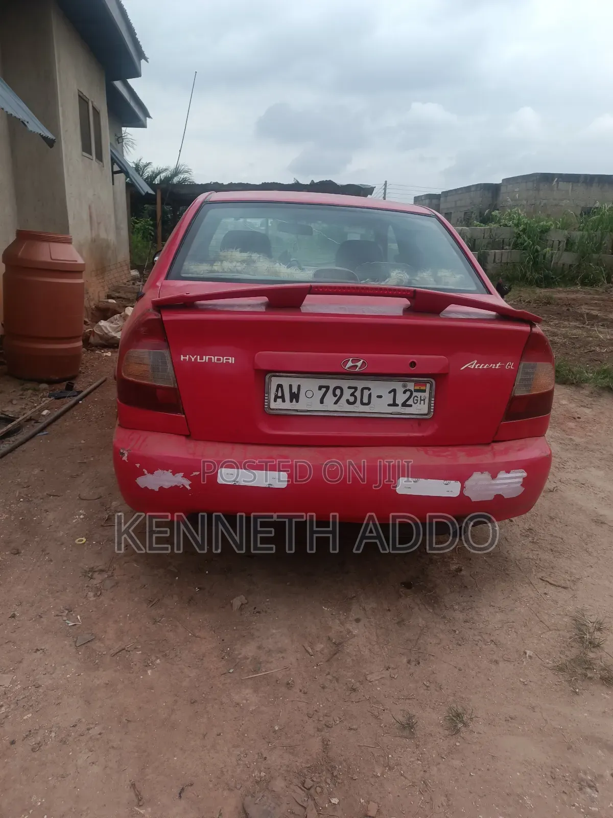 Hyundai Accent GL 2002 Red