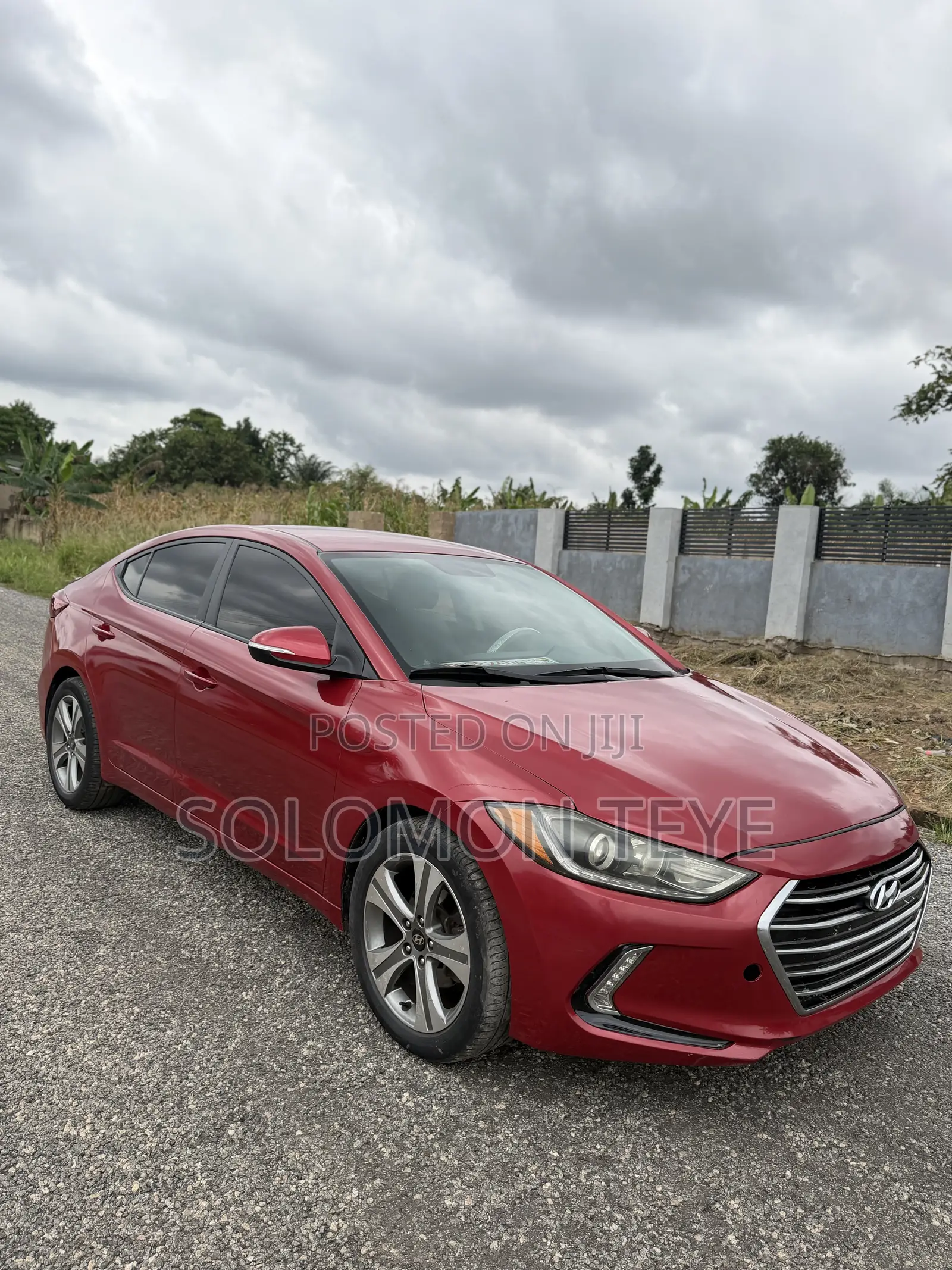Hyundai Elantra ECO Sedan FWD (1.4L 4cyl 7A) 2017 Red