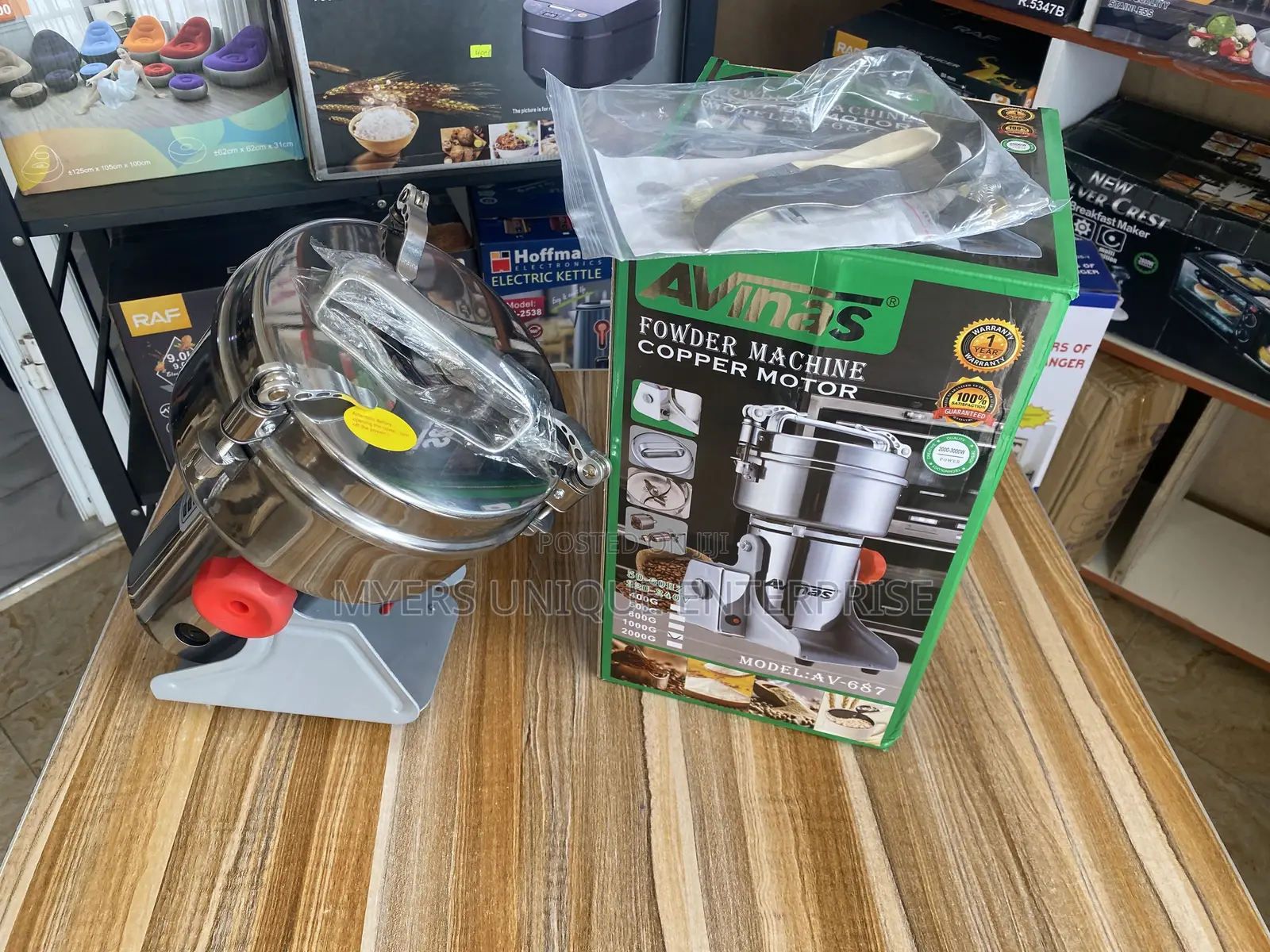 Avinas 1kg Electric Herbs and Spices Powder Grinder