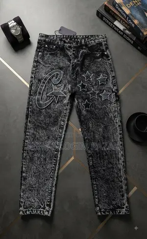 High Quality Chrome Hearts and Palm Angels Baggy Jeans Available