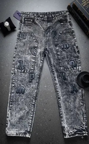 High Quality Chrome Hearts and Palm Angels Baggy Jeans Available