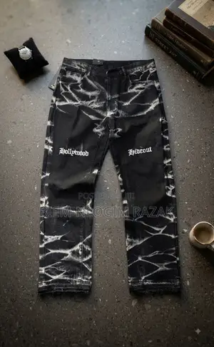 High Quality Chrome Hearts and Palm Angels Baggy Jeans Available