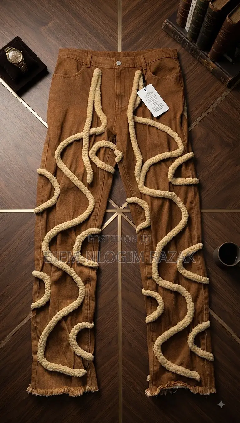 High Quality Chrome Hearts and Palm Angels Baggy Jeans Available