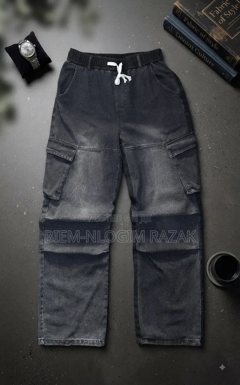 High Quality Chrome Hearts and Palm Angels Baggy Jeans Available
