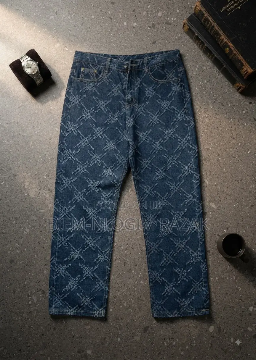 High Quality Chrome Hearts and Palm Angels Baggy Jeans Available