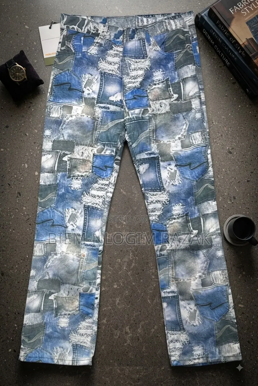High Quality Chrome Hearts and Palm Angels Baggy Jeans Available