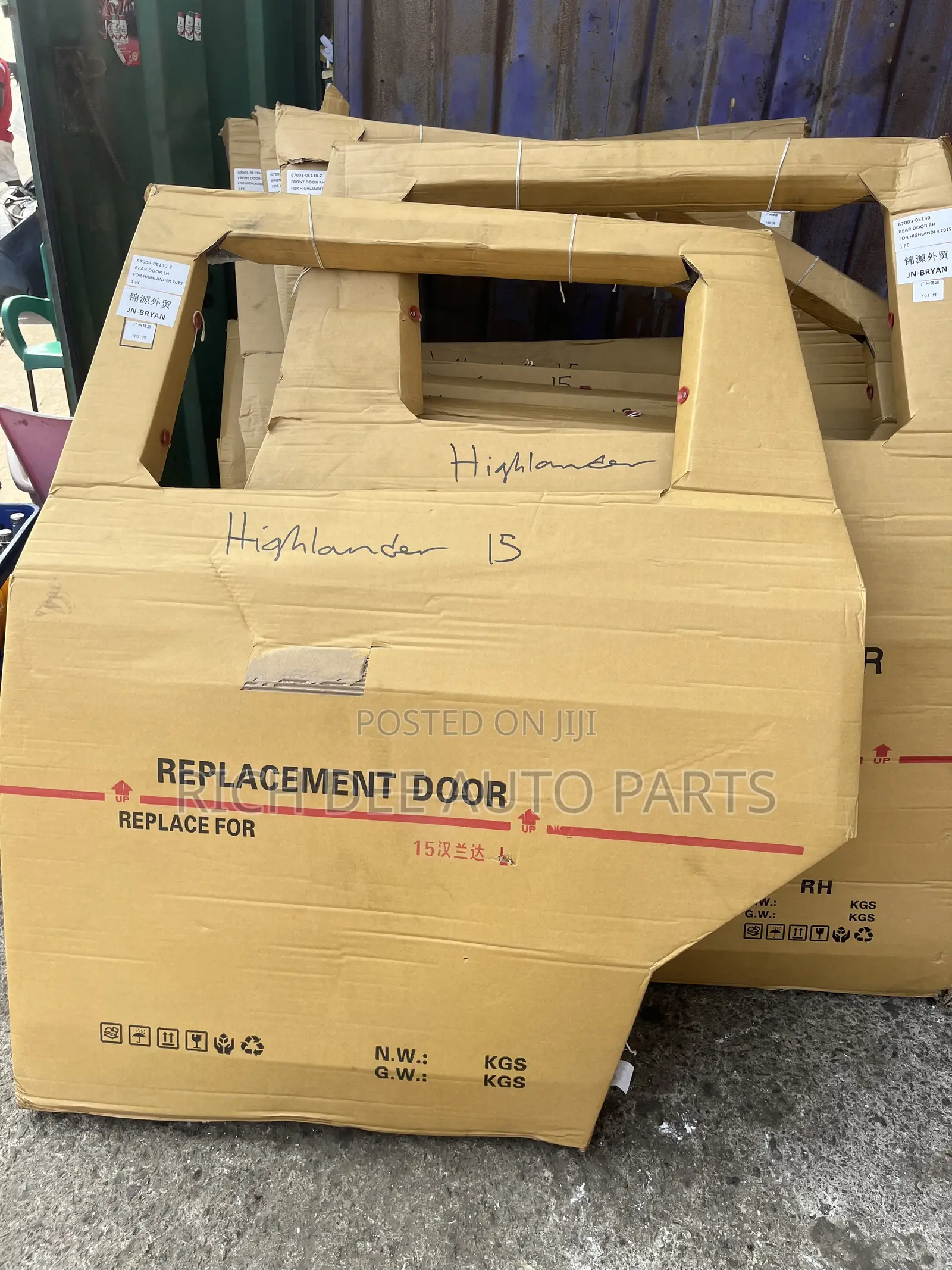 Toyota Highlander 2015-2020 Back Doors Brand New