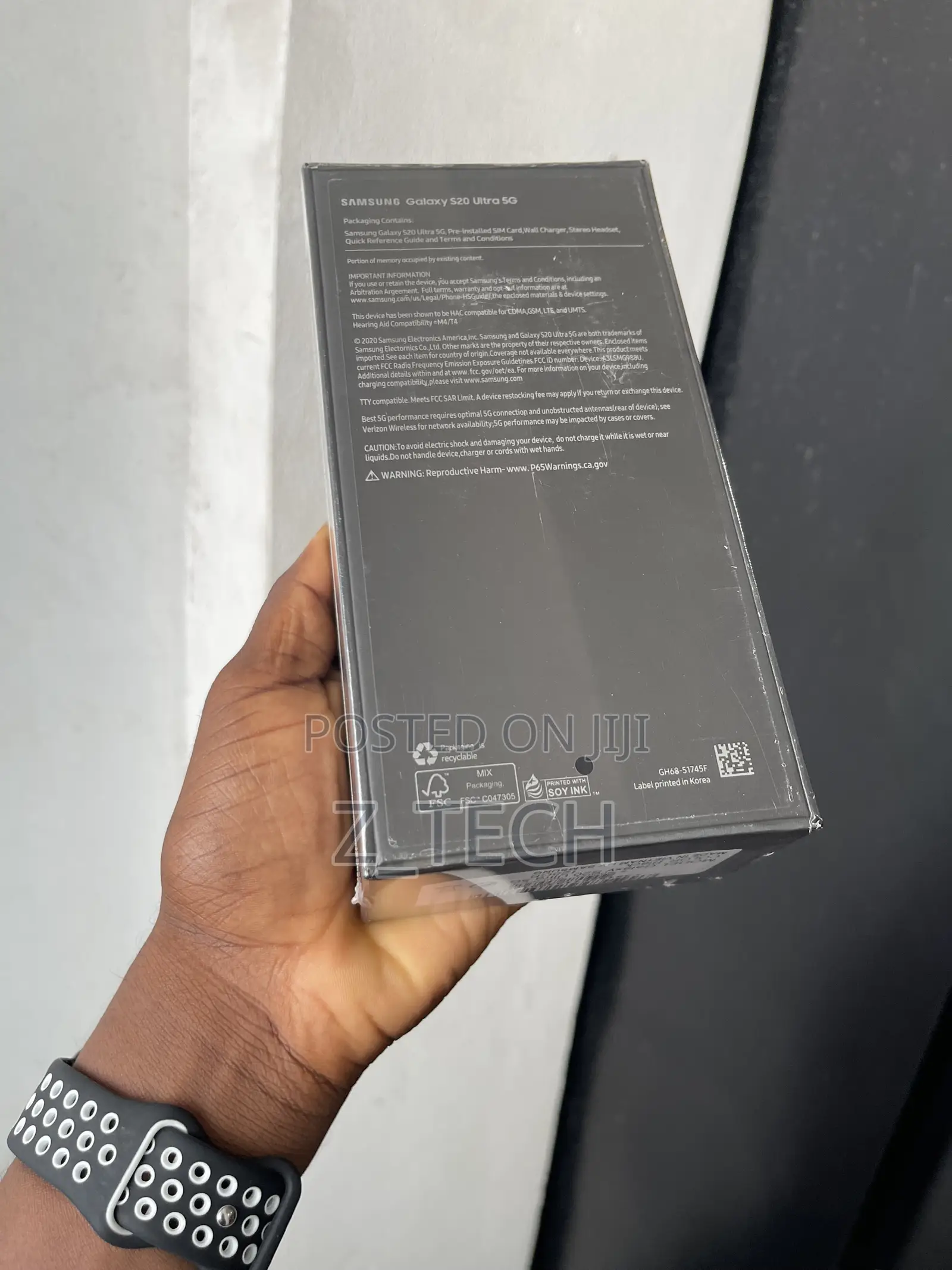 New Samsung Galaxy S20 Ultra 5G 128 GB Black