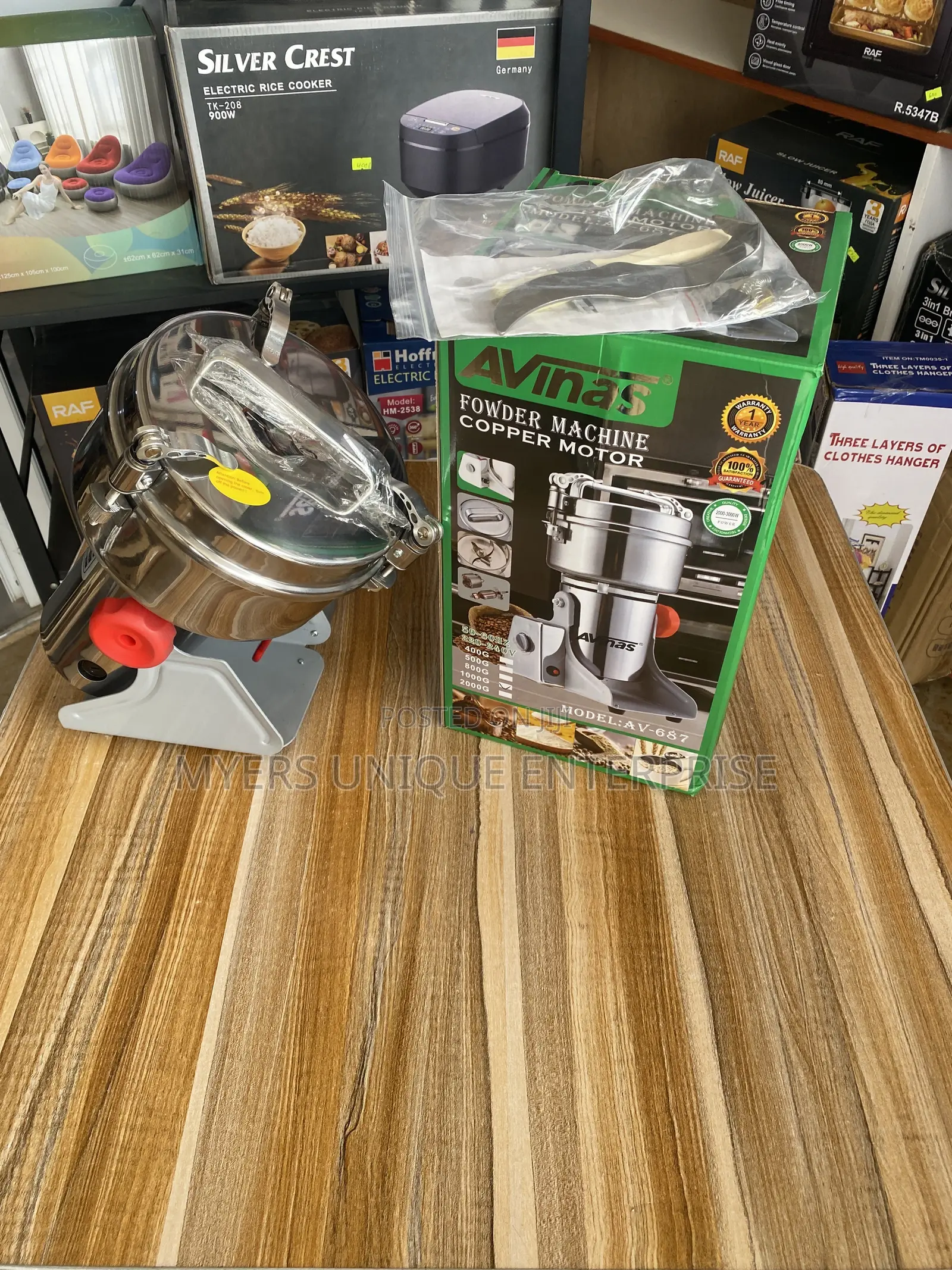 1kg Portable Electric Powder Grinder for Kitchen (Avinas)