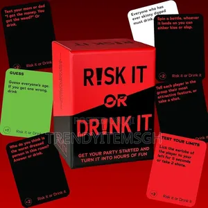Risk It or Drink It – Fun Party Drinking Game