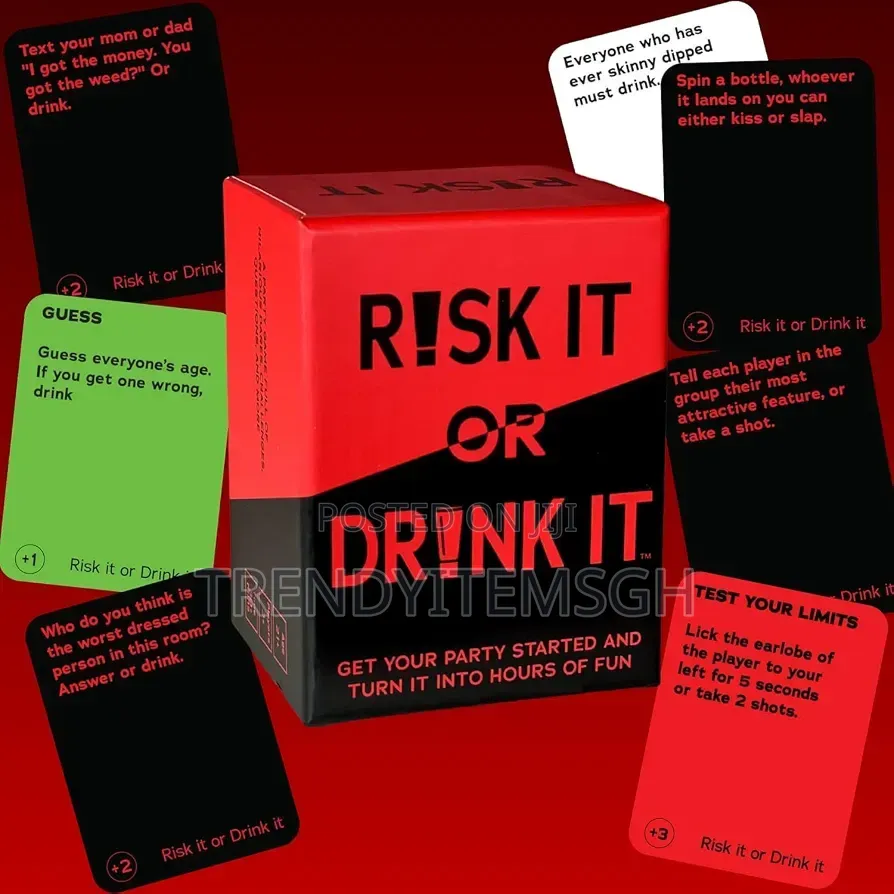 Risk It or Drink It – Fun Party Drinking Game
