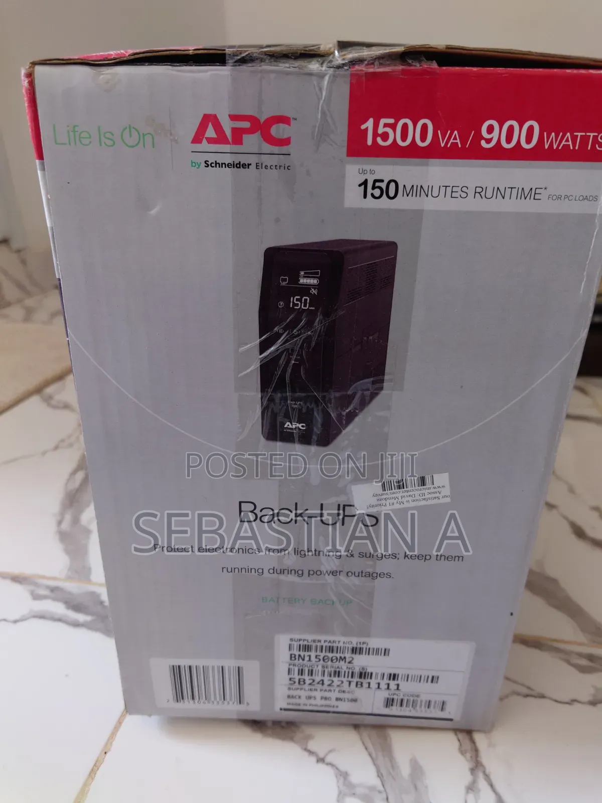 APC Battery Back-Ups (BN1500M2)