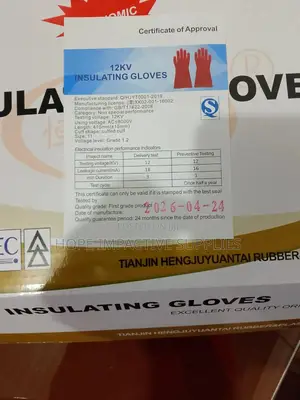 Electric Gloves<> 12KV.
