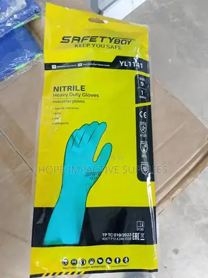 High Quality Safety Boy Nitrile Gloves.