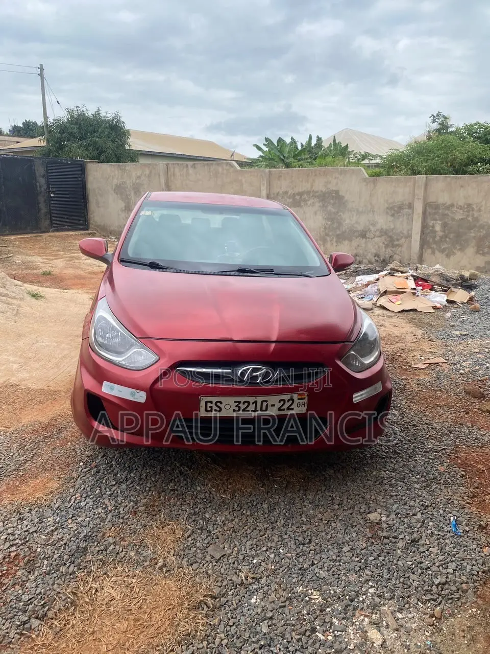 Hyundai Accent 2013 Red