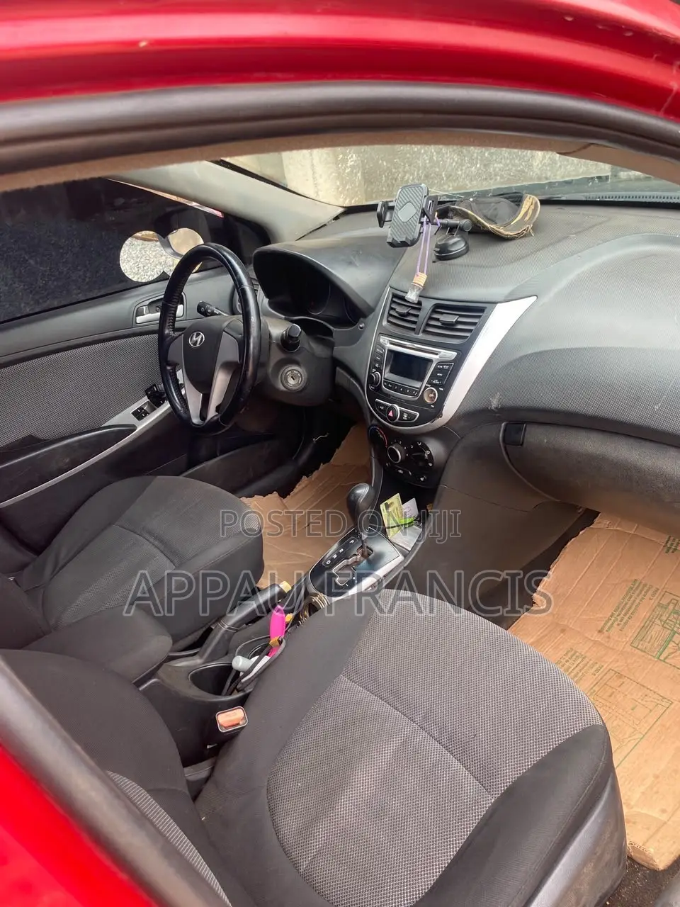 Hyundai Accent 2013 Red
