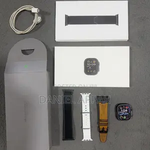 Apple Watch Ultra 2 Black Edition With Free Straps