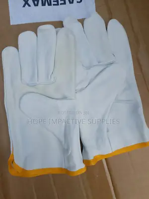 Heavy Duty Leather Gloves / Rigger Gloves (Pure Leather)