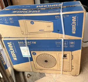 Brand New Bruhm 1.5HP Split Air Conditioner BAS-12RC1W R410 Gas