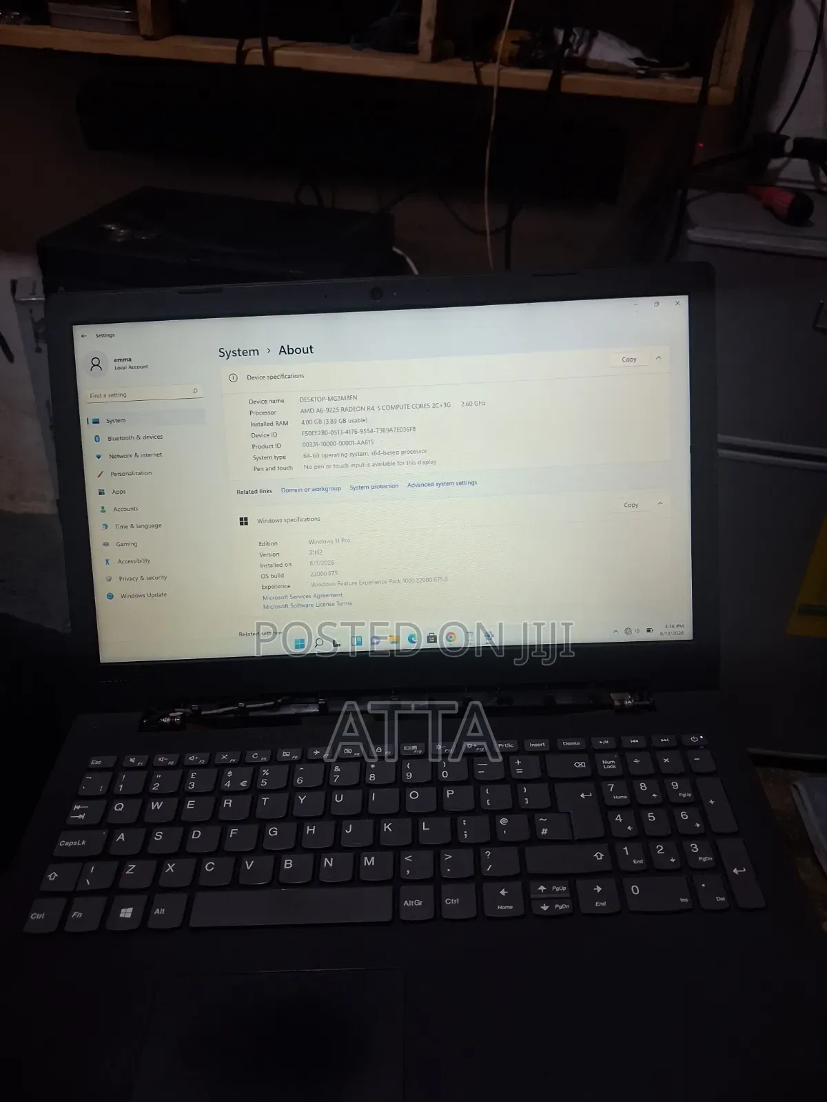 Laptop Lenovo Ideapad 3 4GB Intel Core i5 HDD 1T