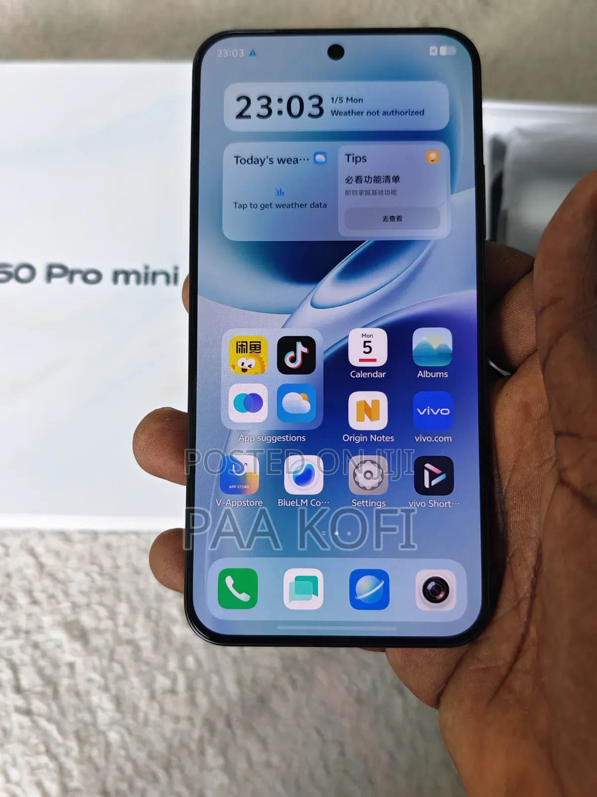 New Vivo S50 Pro mini 512 GB Black