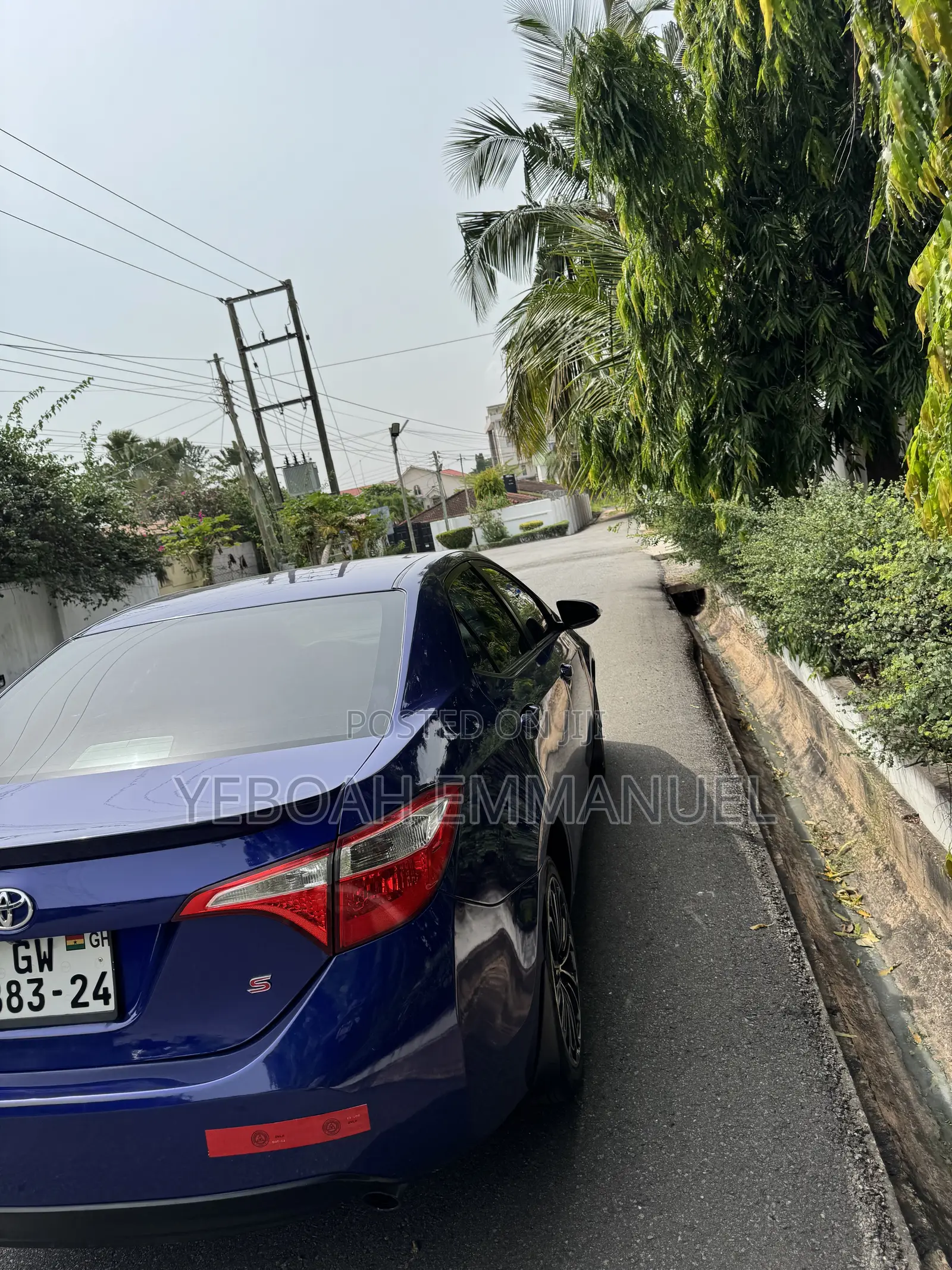 Toyota Corolla S 4dr Sedan (1.8L 4cyl CVT) 2015 Blue