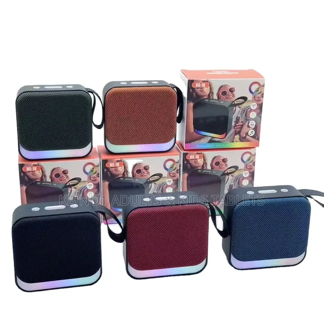 Portable RGB Bluetooth Speaker With Handle Strap 5W Audio Box BT TF FM