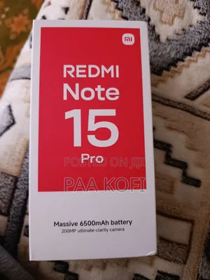 New Xiaomi Redmi Note 15 Pro 256 GB Black