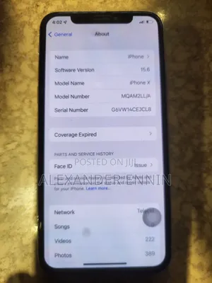 Apple iPhone X 256 GB White