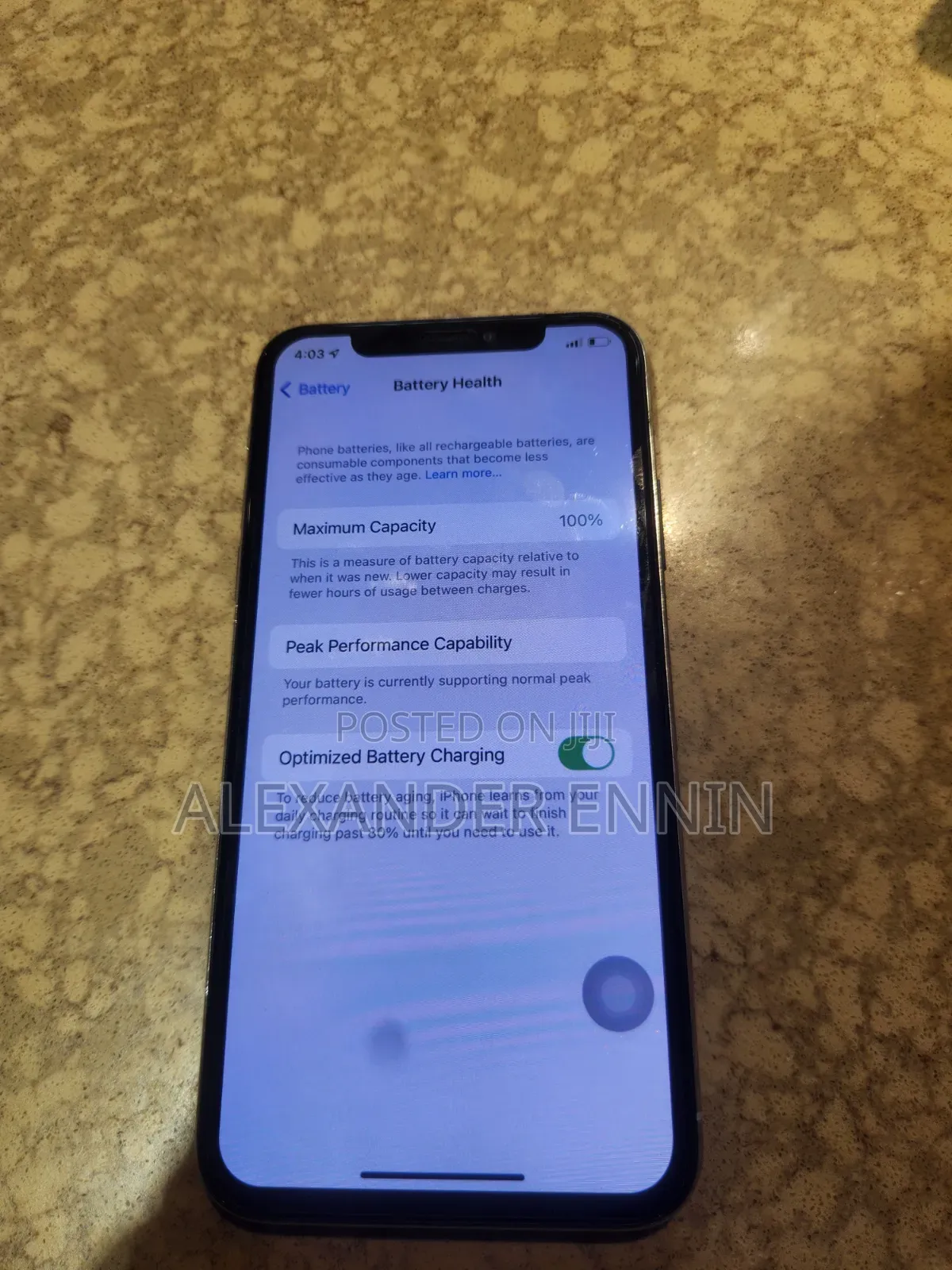 Apple iPhone X 256 GB White