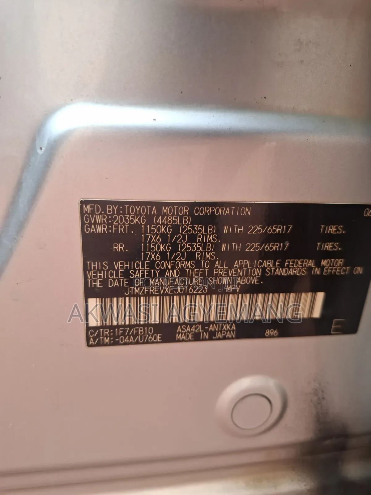 Toyota RAV4 2014 Silver