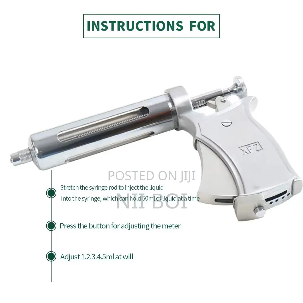 50ml Semi-Automatic Injector Vaccine Adjustable Continuous