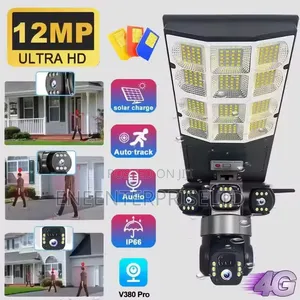 Solar Street Light/3 Lens Solar CCTV CAMERA.