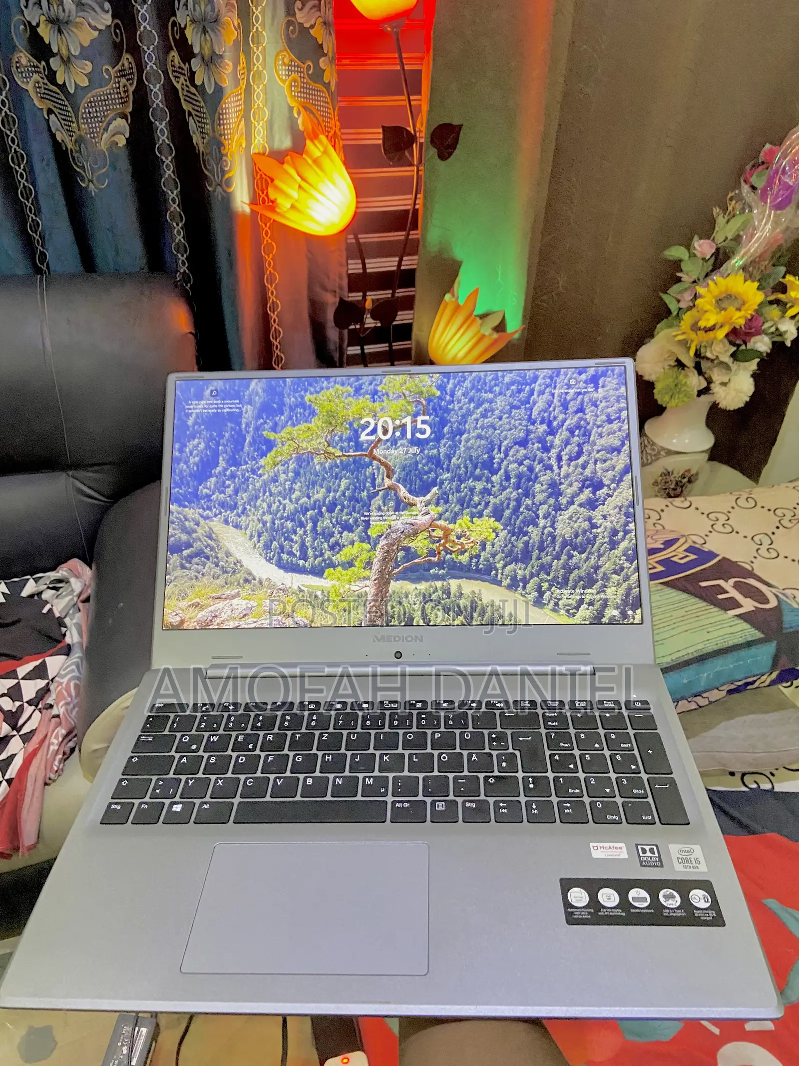 Laptop Medion Erazer X7851 8GB Intel Core i5 HDD+SSD 256GB