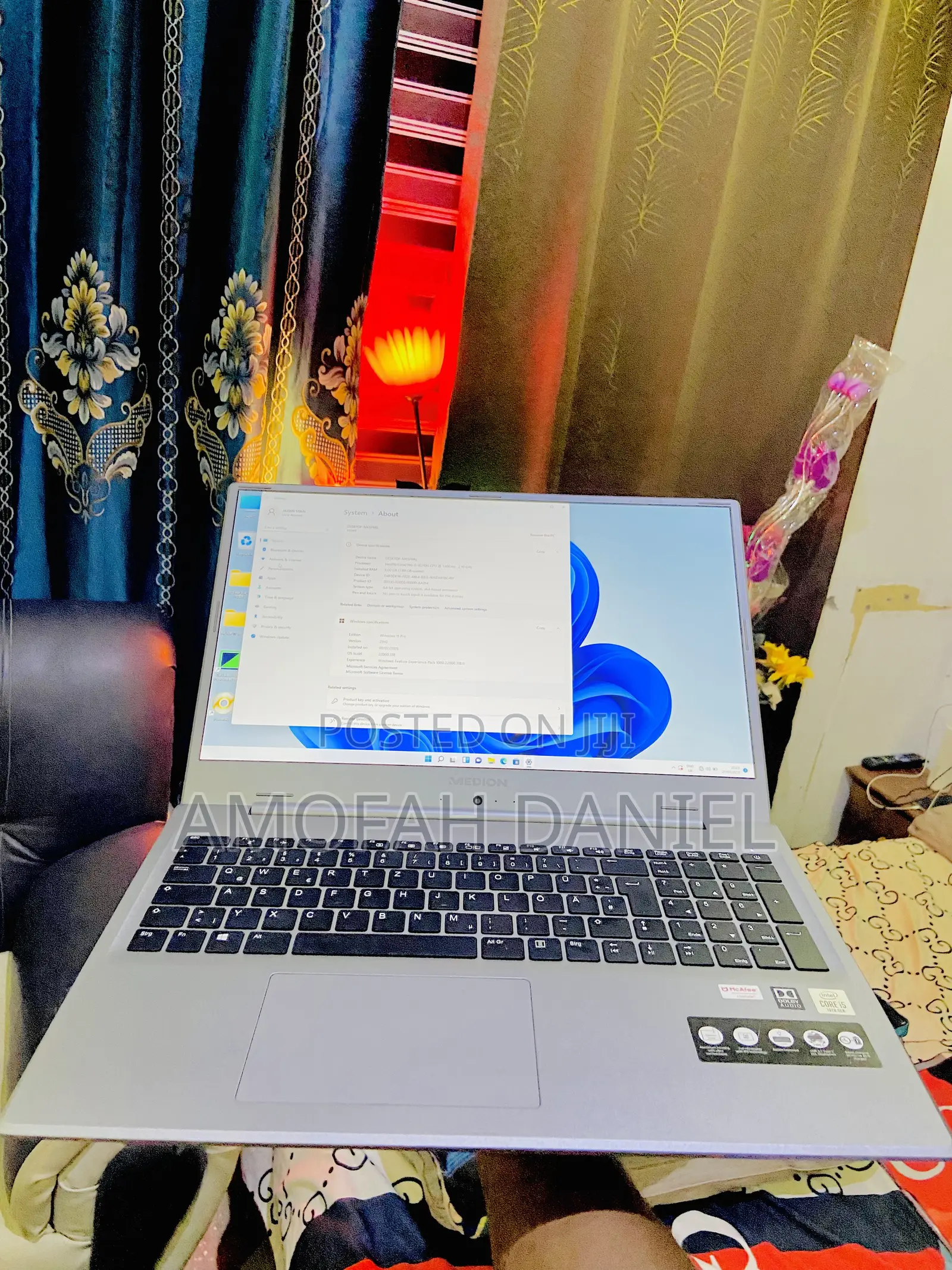 Laptop Medion Erazer X7851 8GB Intel Core i5 HDD+SSD 256GB