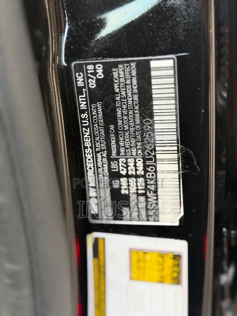 Mercedes-Benz C300 Base C300 AWD 4MATIC Sedan 2018 Black