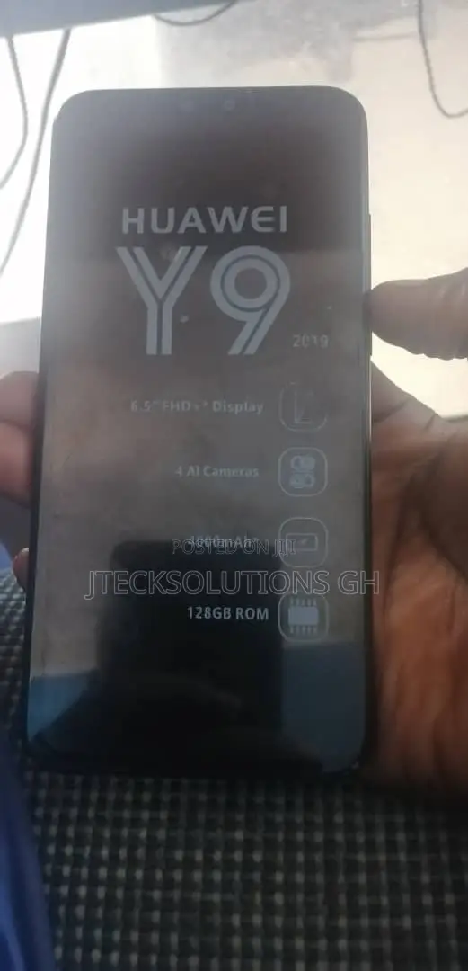 New Huawei Y9 2019 128 GB Black