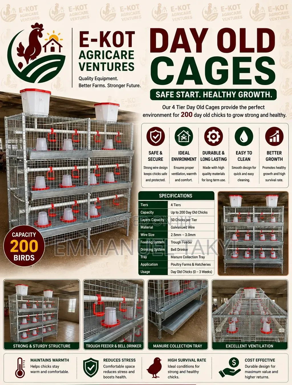 Day Old Cages