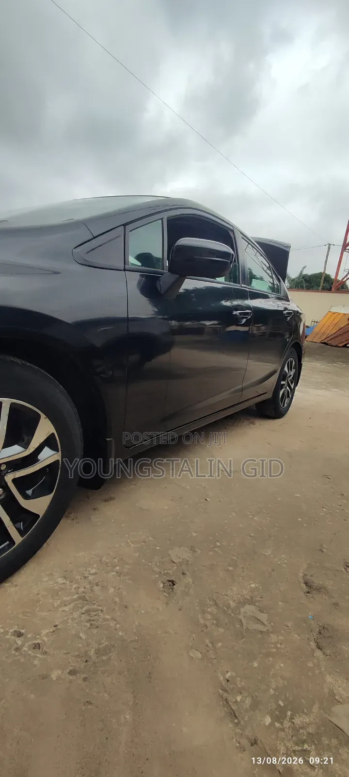 Honda Civic HF 4dr Sedan (1.8L 4cyl CVT) 2014 Black