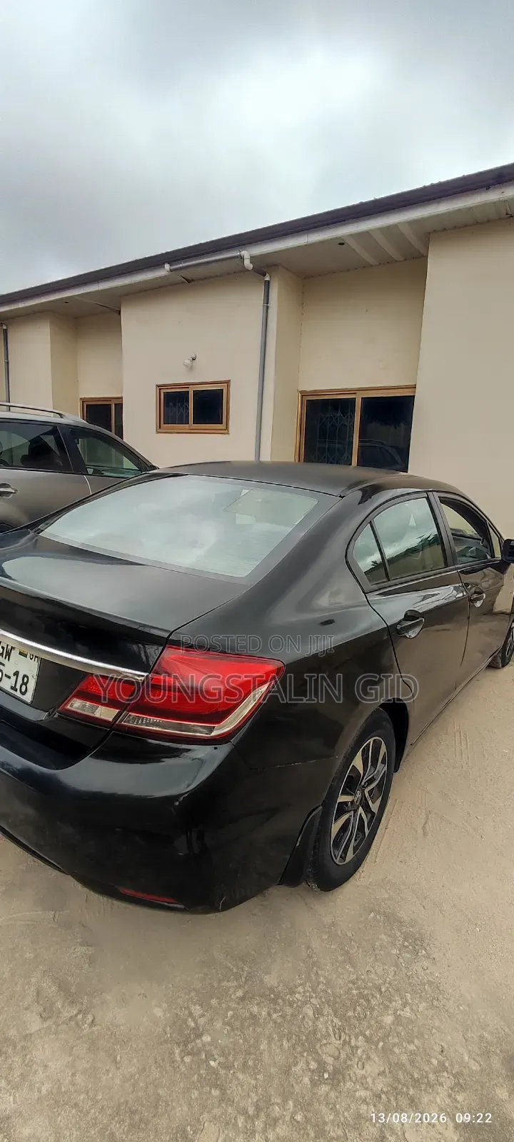 Honda Civic HF 4dr Sedan (1.8L 4cyl CVT) 2014 Black