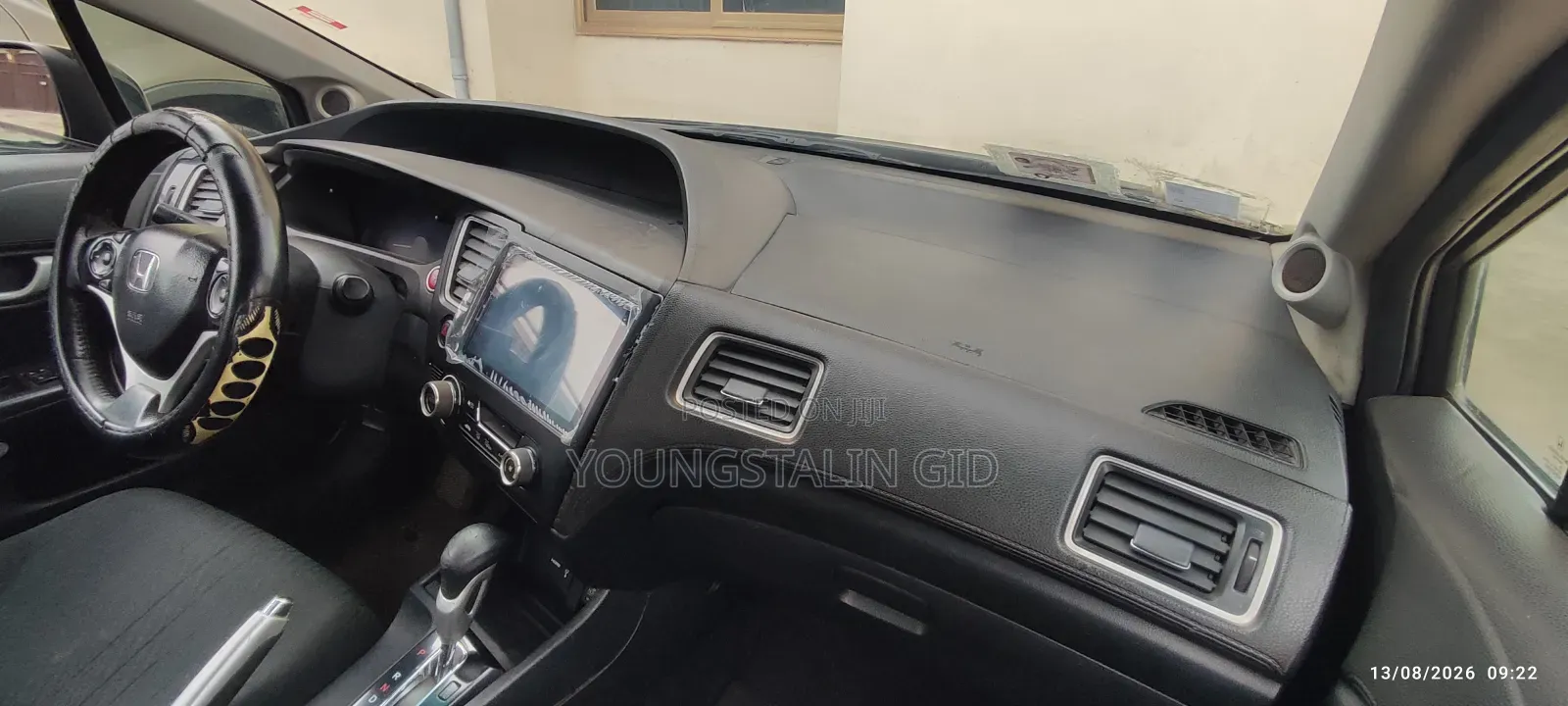 Honda Civic HF 4dr Sedan (1.8L 4cyl CVT) 2014 Black