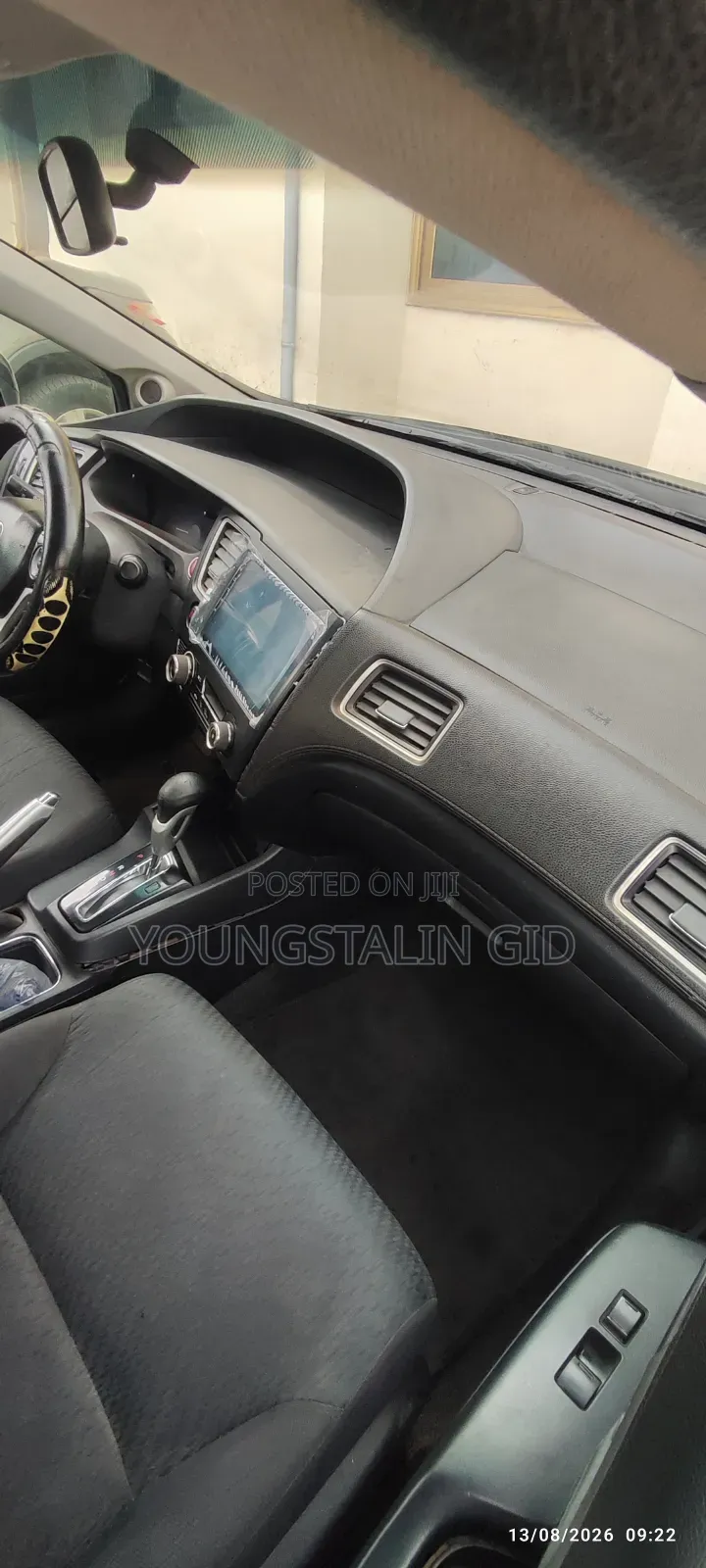 Honda Civic HF 4dr Sedan (1.8L 4cyl CVT) 2014 Black
