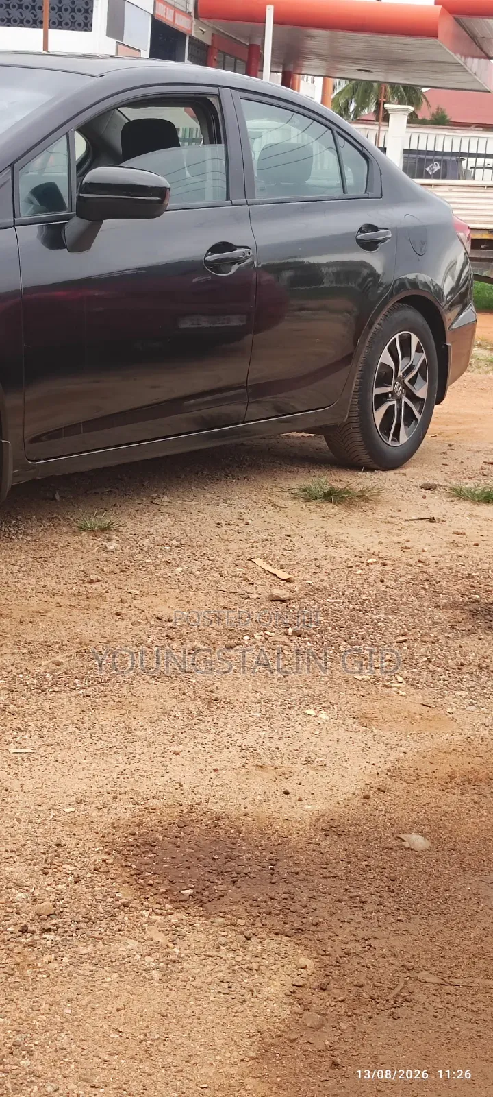 Honda Civic HF 4dr Sedan (1.8L 4cyl CVT) 2014 Black