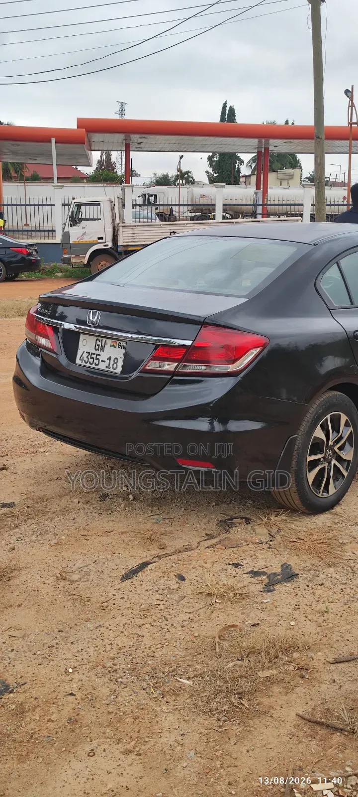 Honda Civic HF 4dr Sedan (1.8L 4cyl CVT) 2014 Black