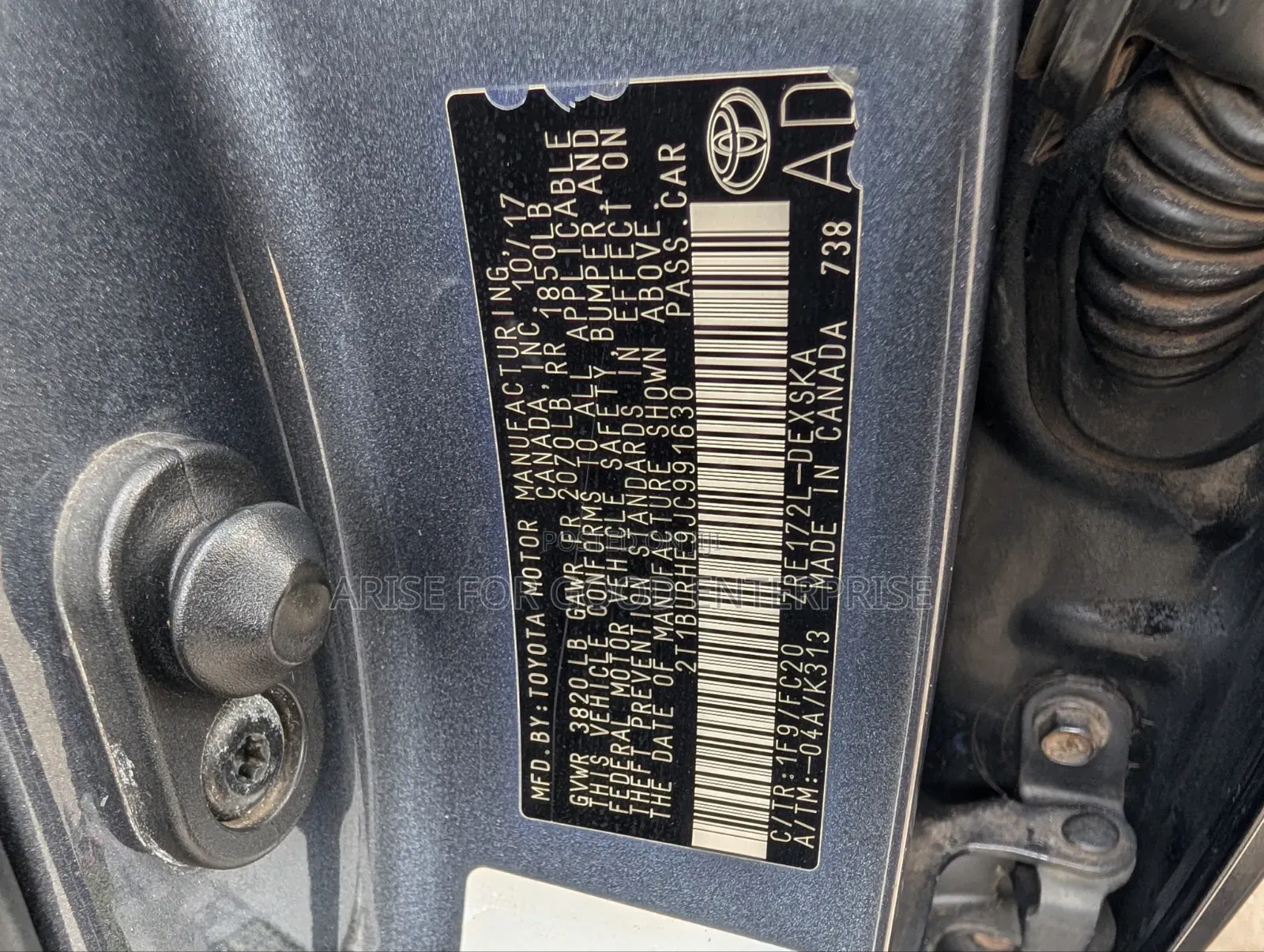 Toyota Corolla SE (1.8L 4cyl 2A) 2018 Gray